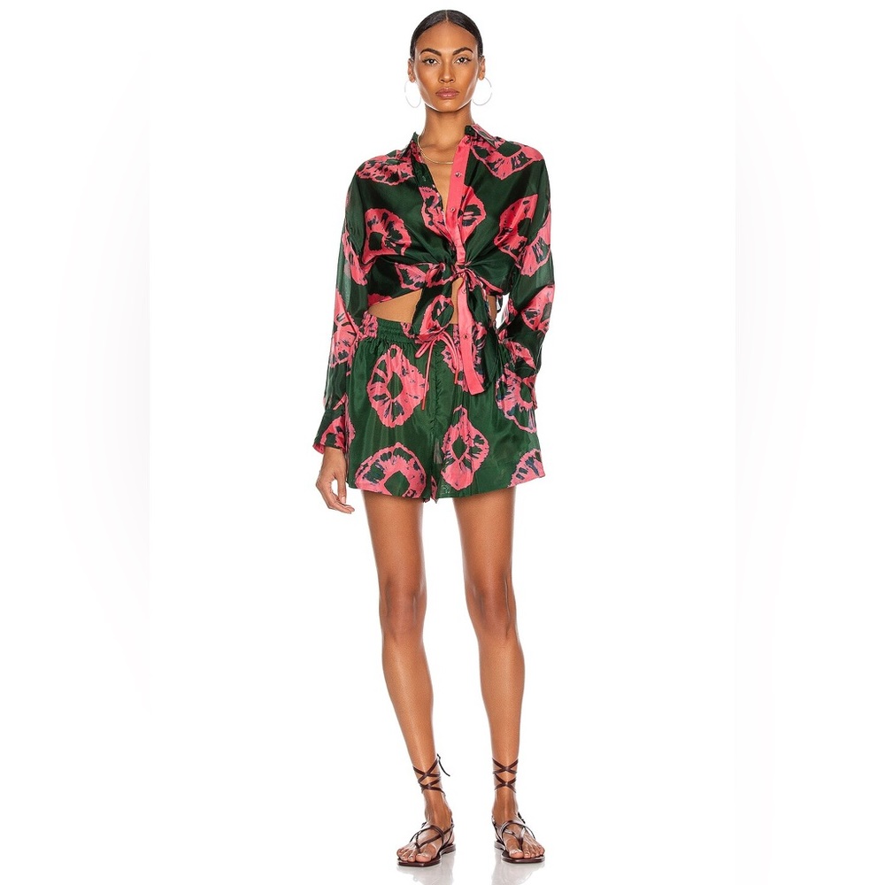 ZIMMERMANN Poppy Relaxed Shirt & Short Set - Picture 6 of 16